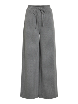 Vila Clothes viarlesa wide stripe pant - grey
