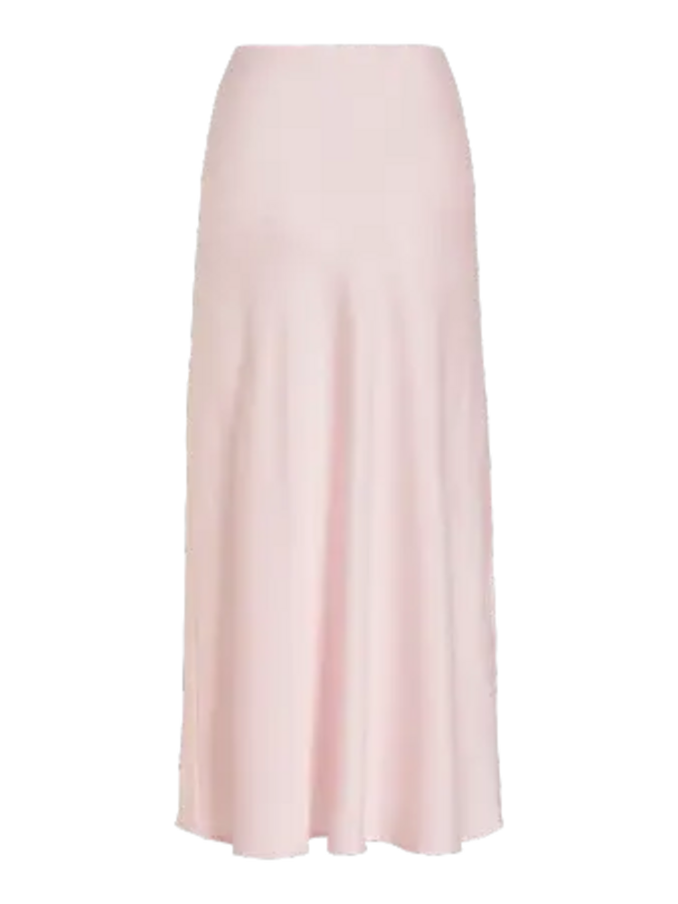 Vila Clothes viellette satin skirt - soft pink
