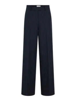 Vila Clothes vikemba stripe pants - navy