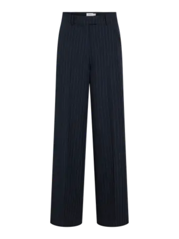 Vila Clothes vikemba stripe pants - navy