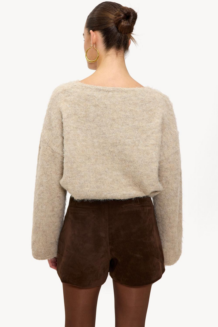 Loavies brown suede look skort - brown