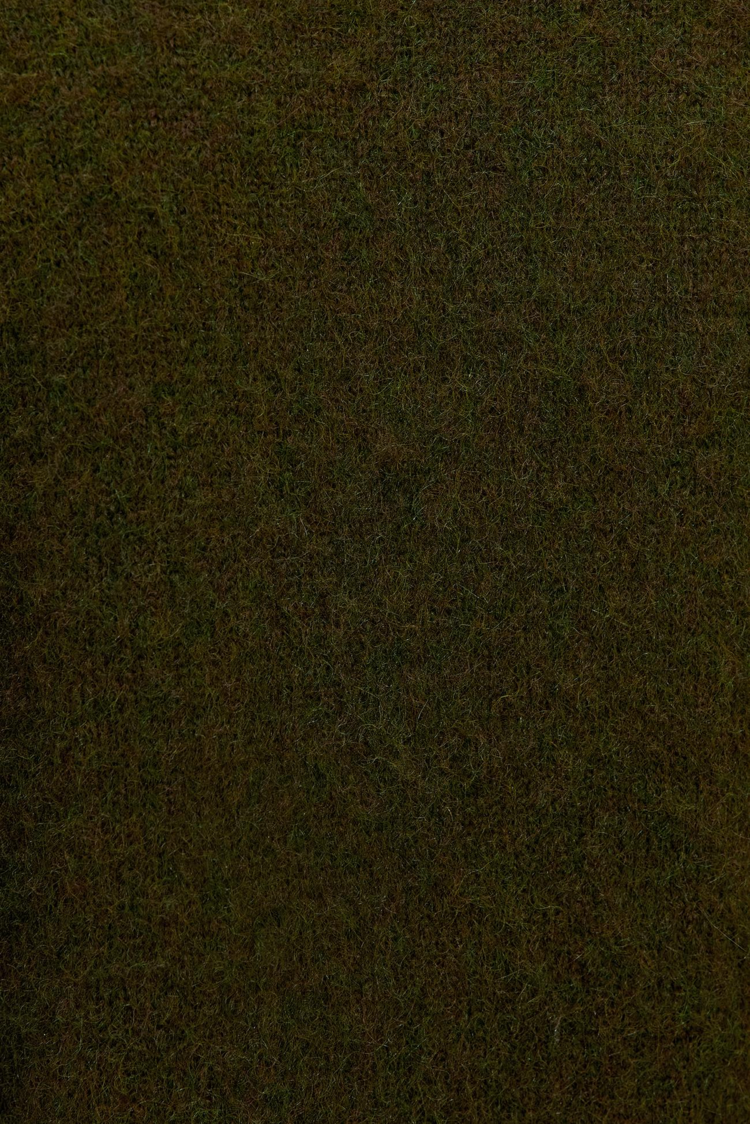 Loavies fuzzy wuzzy boxy swaeter - dark green