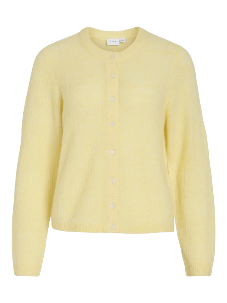 Vila Clothes Vilory knit cardigan -butter yellow