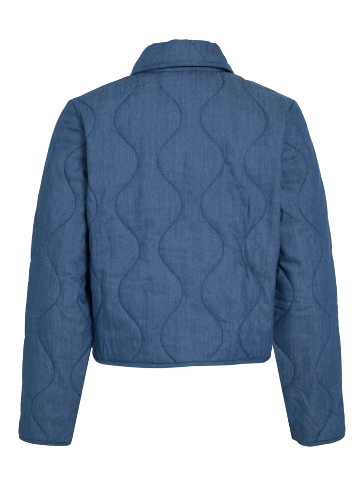Vila Clothes vimalona quilted jacket - jeans blue