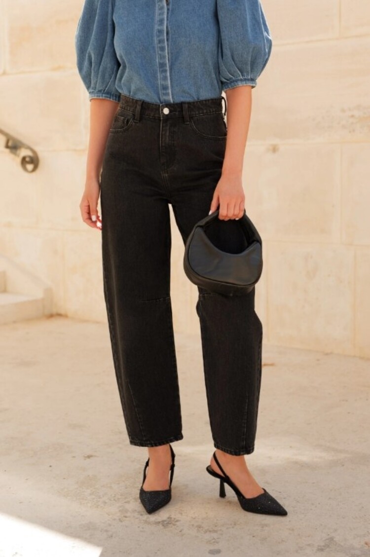 Sillie brady balloon jeans - black