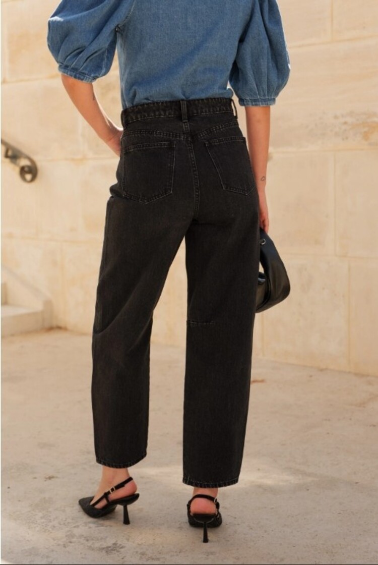 Sillie brady balloon jeans - black