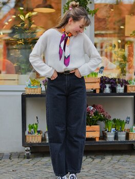 Sillie brady balloon jeans - black