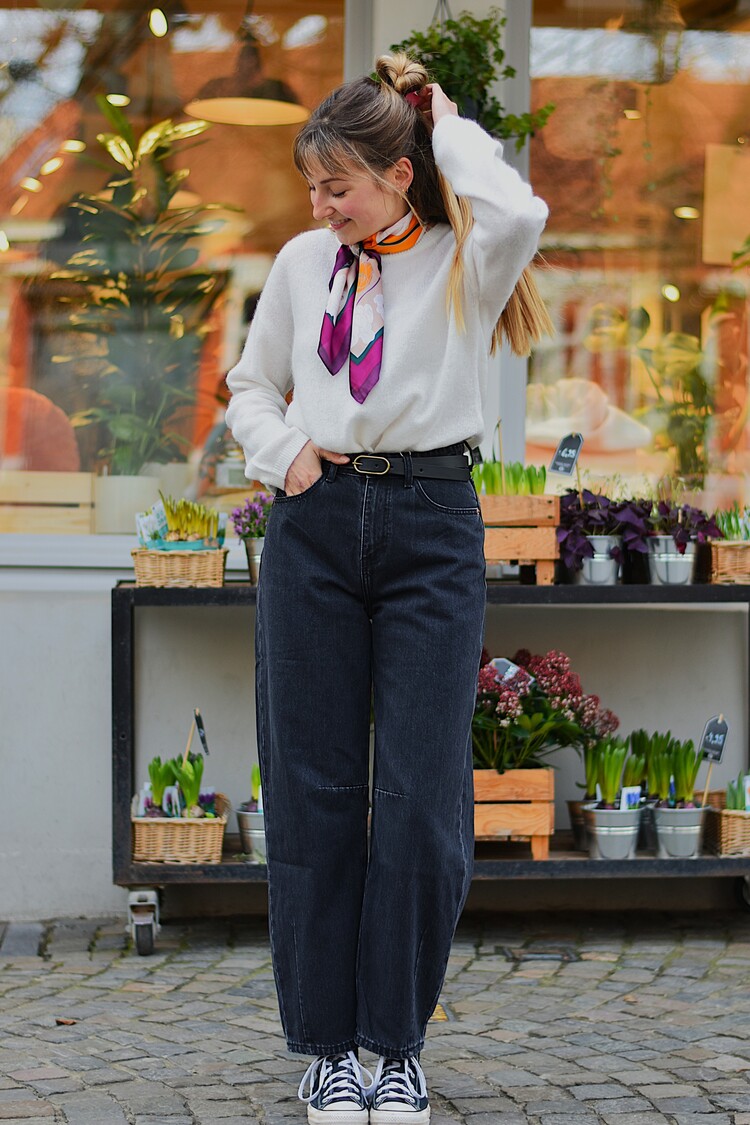 Sillie brady balloon jeans - black