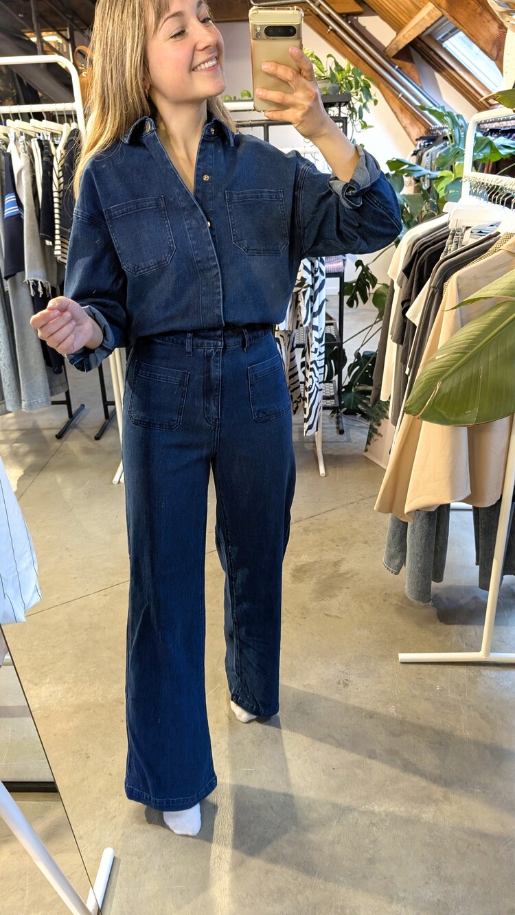 La petite étoile luana jeans jumpsuit