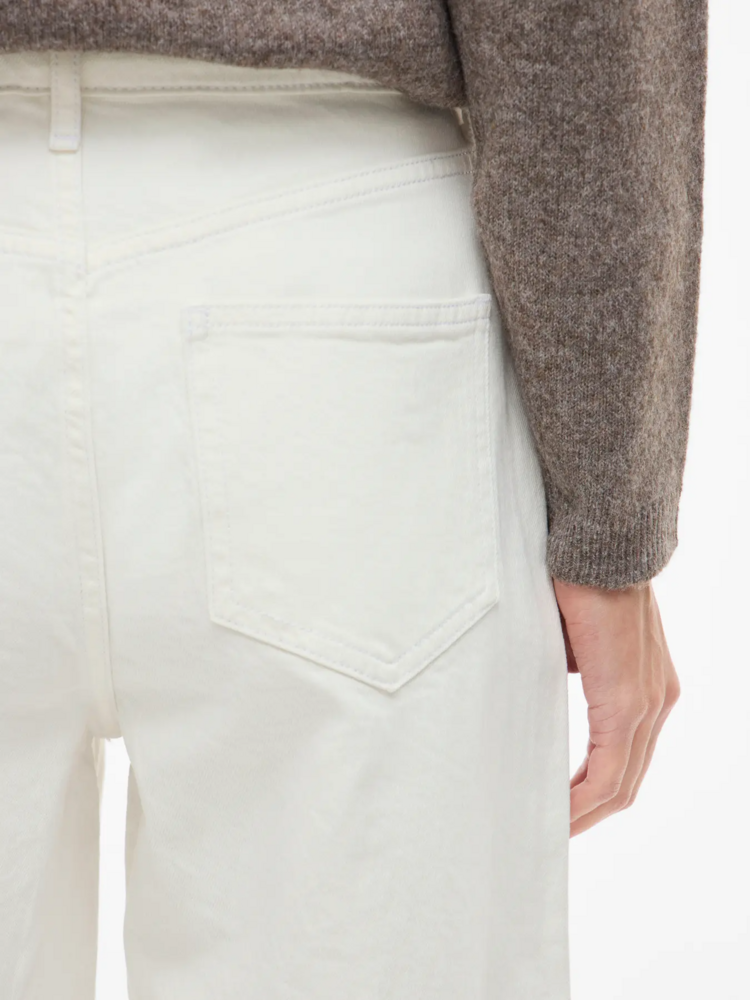 Vila Clothes vifreya wide jeans - white