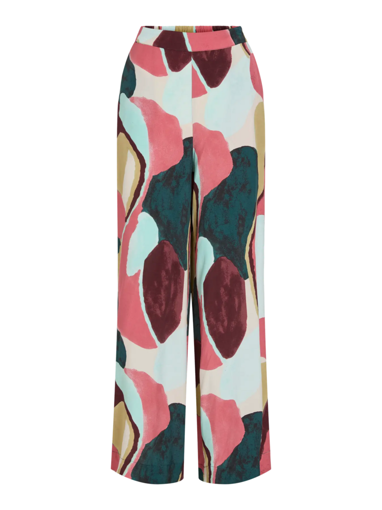 Vila Clothes vilulu print wide pants