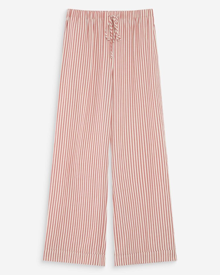 Grace & Mila Volute elastic stripe pant - coral