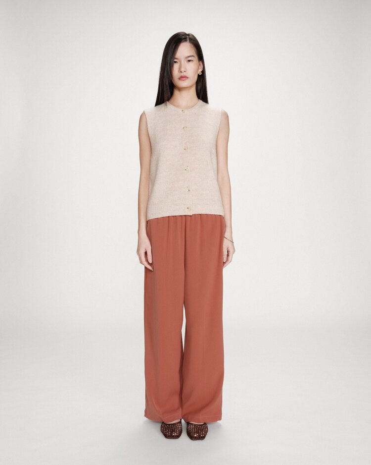 Grace & Mila noblesse pantalon elastique - terracotta