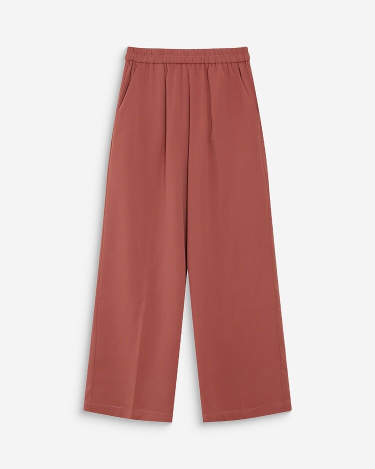 Grace & Mila noblesse pantalon elastique - terracotta