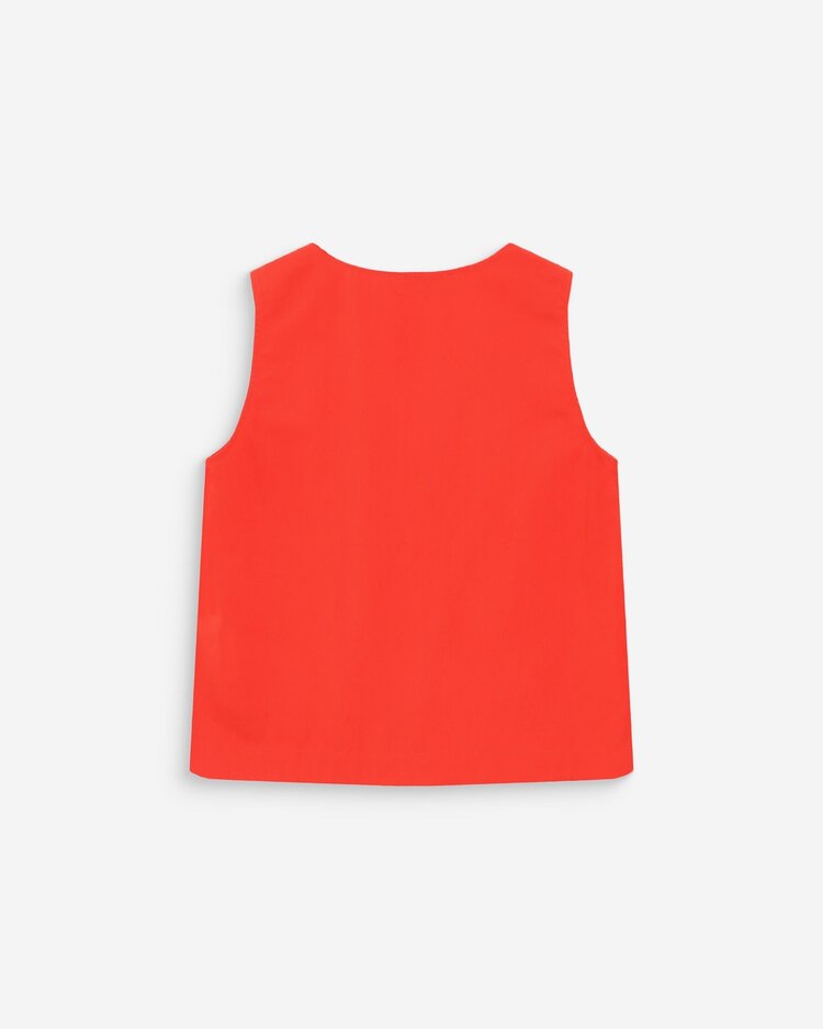 Grace & Mila Vagabond sleeveless V-neck top - orange