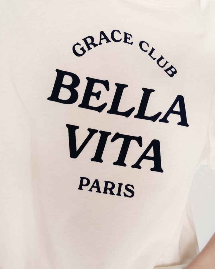 Grace & Mila Voss bella vita t-shirt - ecru