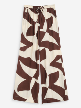 Grace & Mila veni print pants - chocolat