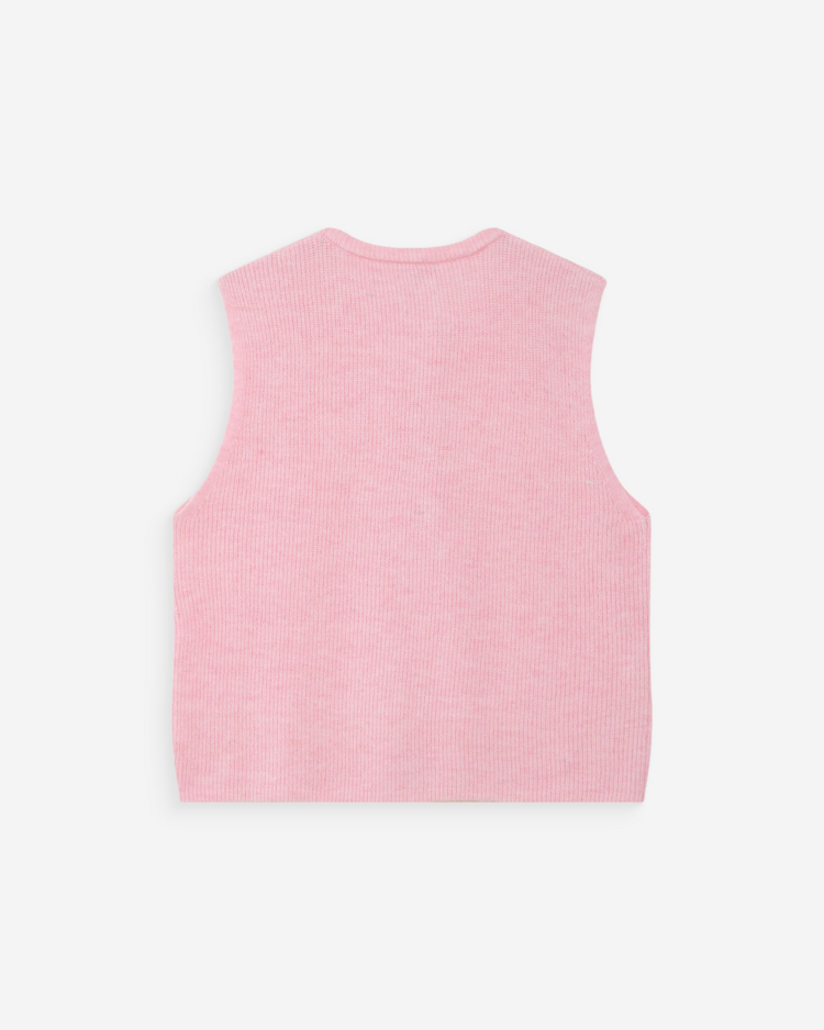 Grace & Mila vollando button debardeur - baby pink