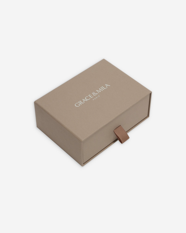 Grace & Mila vera boite chausettes - rose/marron/ecru