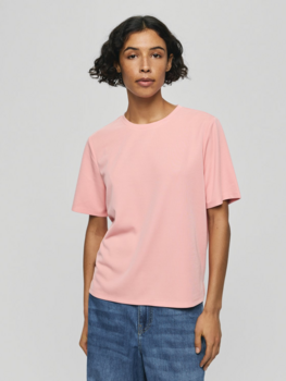 Moss Copenhagen jacey belle t-shirt - light pink