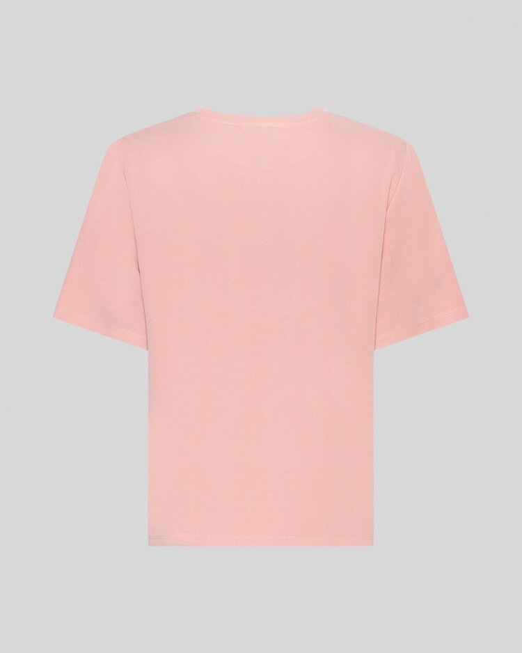 Moss Copenhagen jacey belle t-shirt - light pink