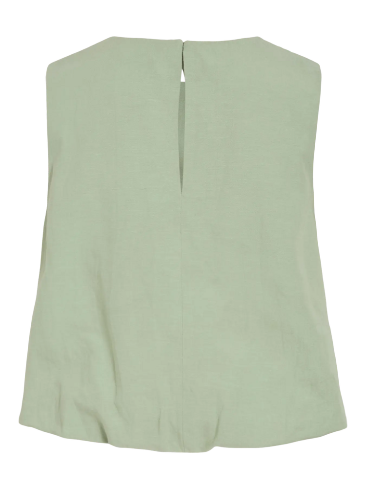 Vila Clothes viprisilla balloon sleeveless top - mint green