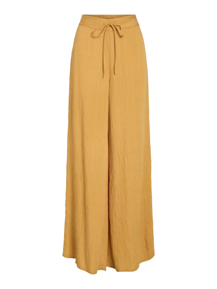 Vila Clothes viloransa loose wide pants - oker