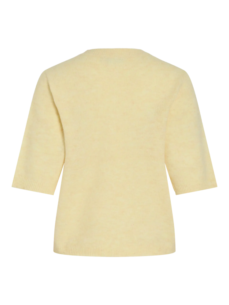 Vila Clothes viliga 1/2 sleeve cardigan - yellow