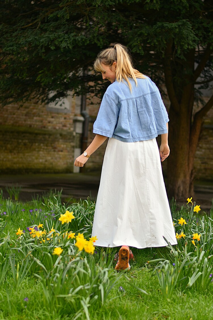 Grace & Mila vita denim shirt - sky blue