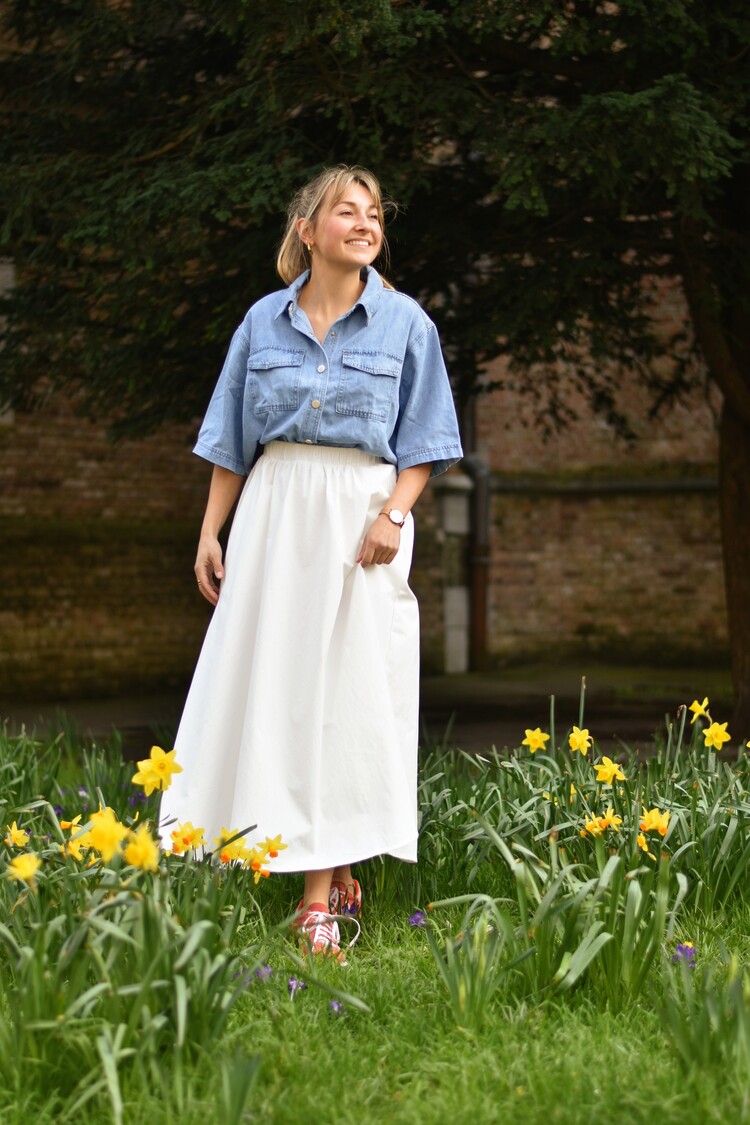 Grace & Mila vita denim shirt - sky blue