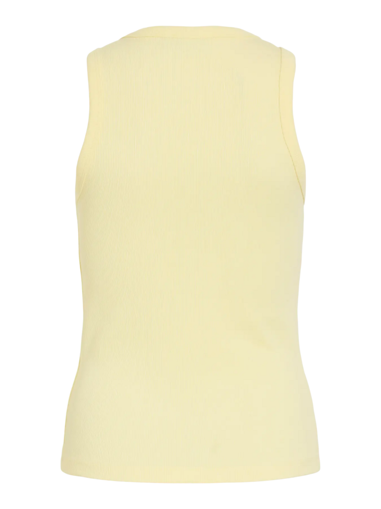 Vila Clothes visola tank top - pastel yellow