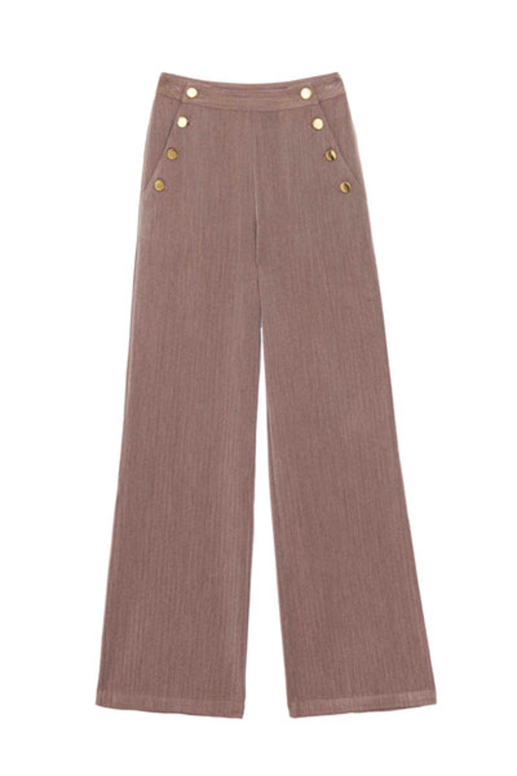 La petite étoile paddy pantalon à boutons - marron