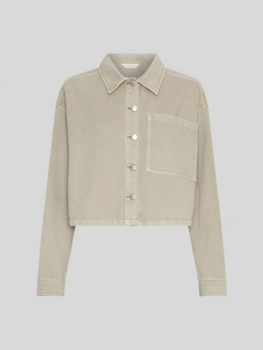 Moss Copenhagen Lio jeans shirt - faded grey