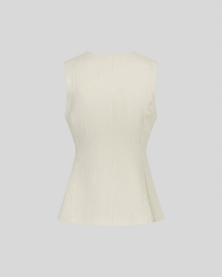 Moss Copenhagen esteriane waistcoat- beige