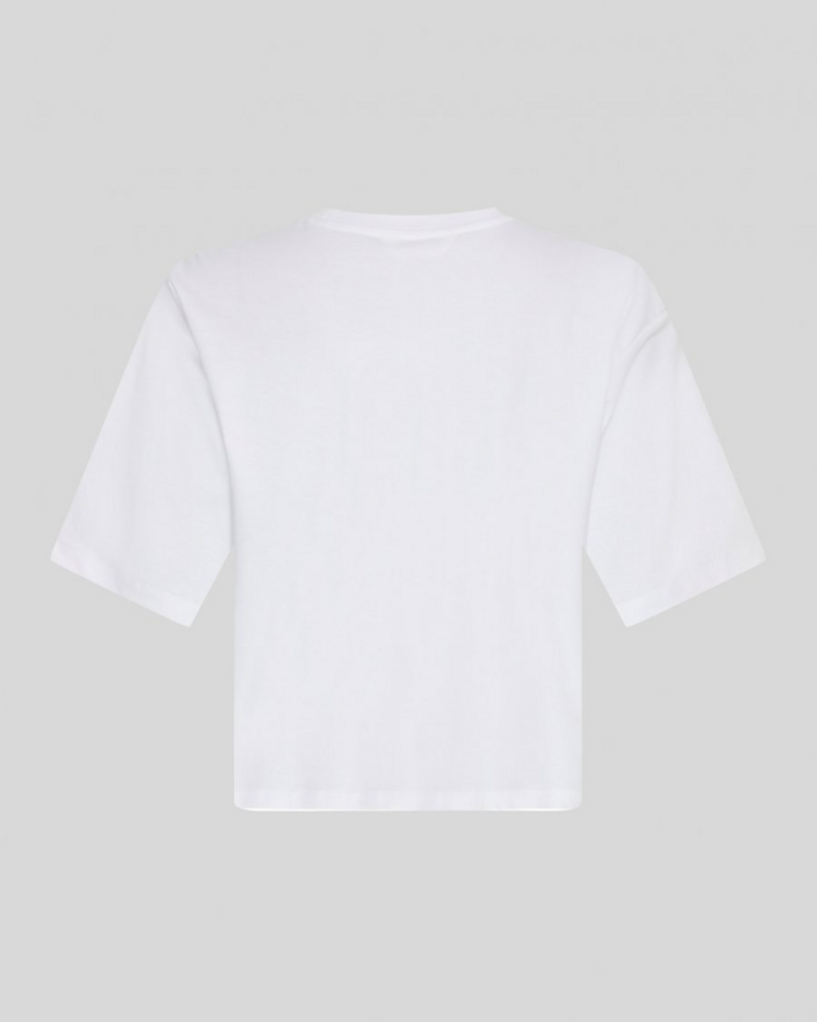 Moss Copenhagen moa boxy t-shirt - bright white