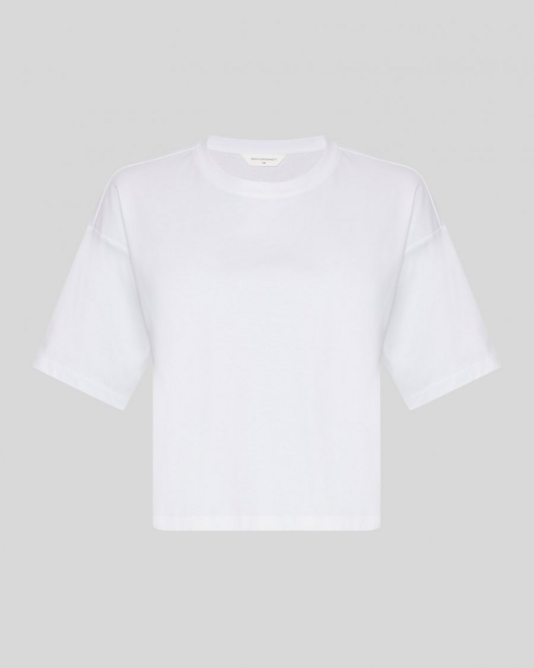 Moss Copenhagen moa boxy t-shirt - bright white