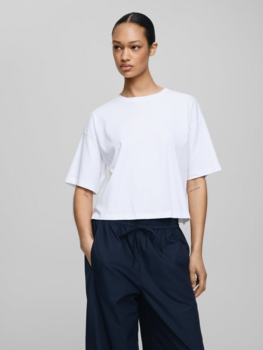 Moss Copenhagen moa boxy t-shirt - bright white