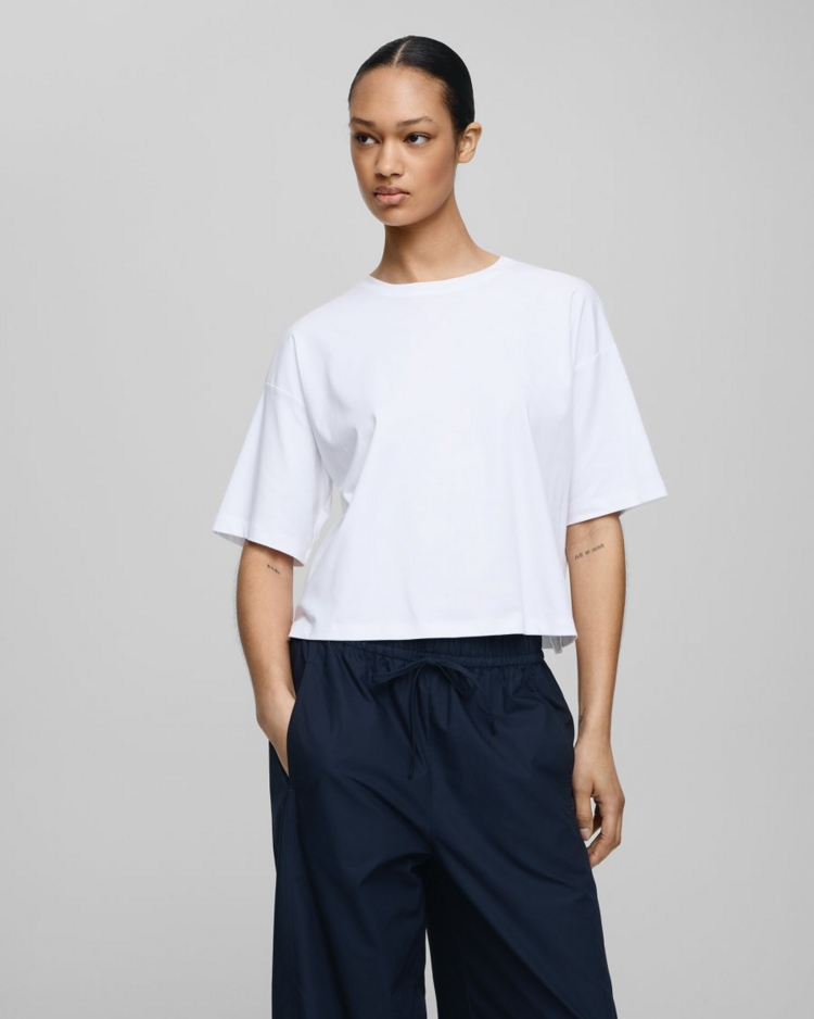 Moss Copenhagen moa boxy t-shirt - bright white