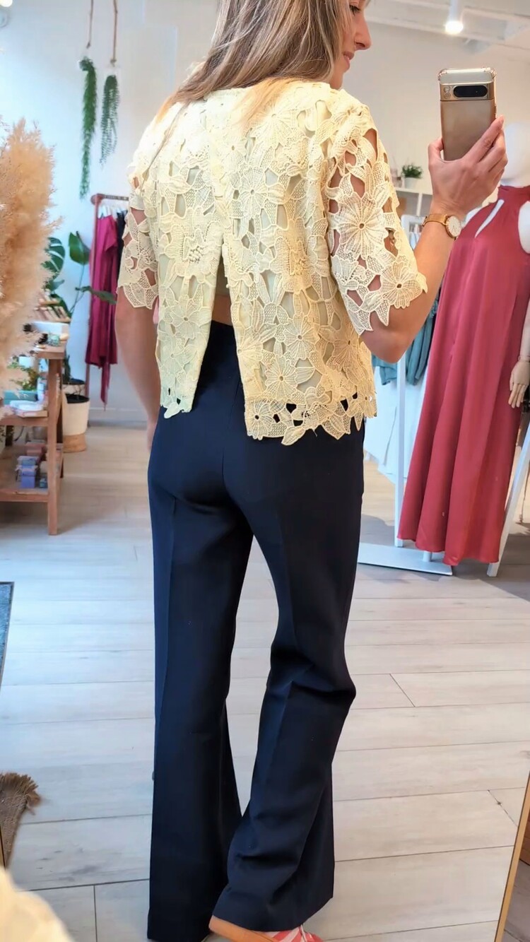 La petite étoile ponny suit pant - navy