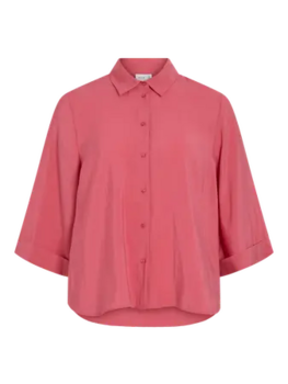 Vila Clothes vihula 3/4 sleeve shirt - faded pink