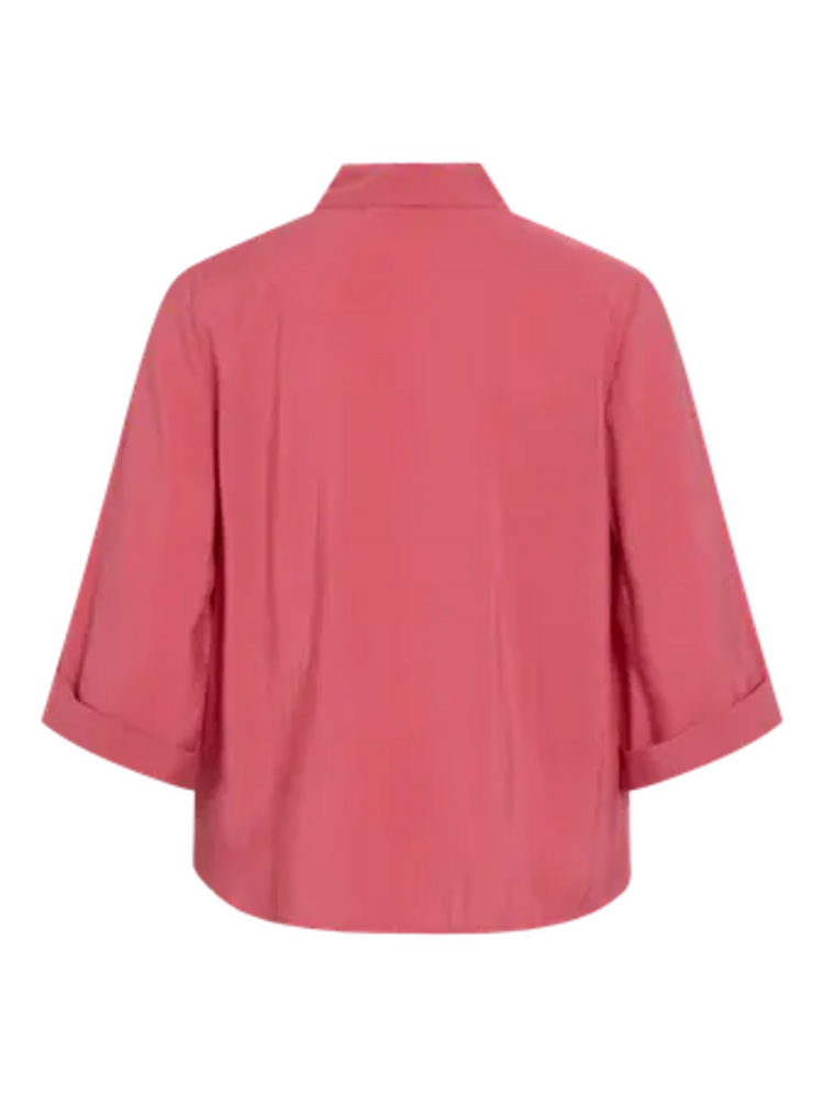Vila Clothes vihula 3/4 sleeve shirt - faded pink