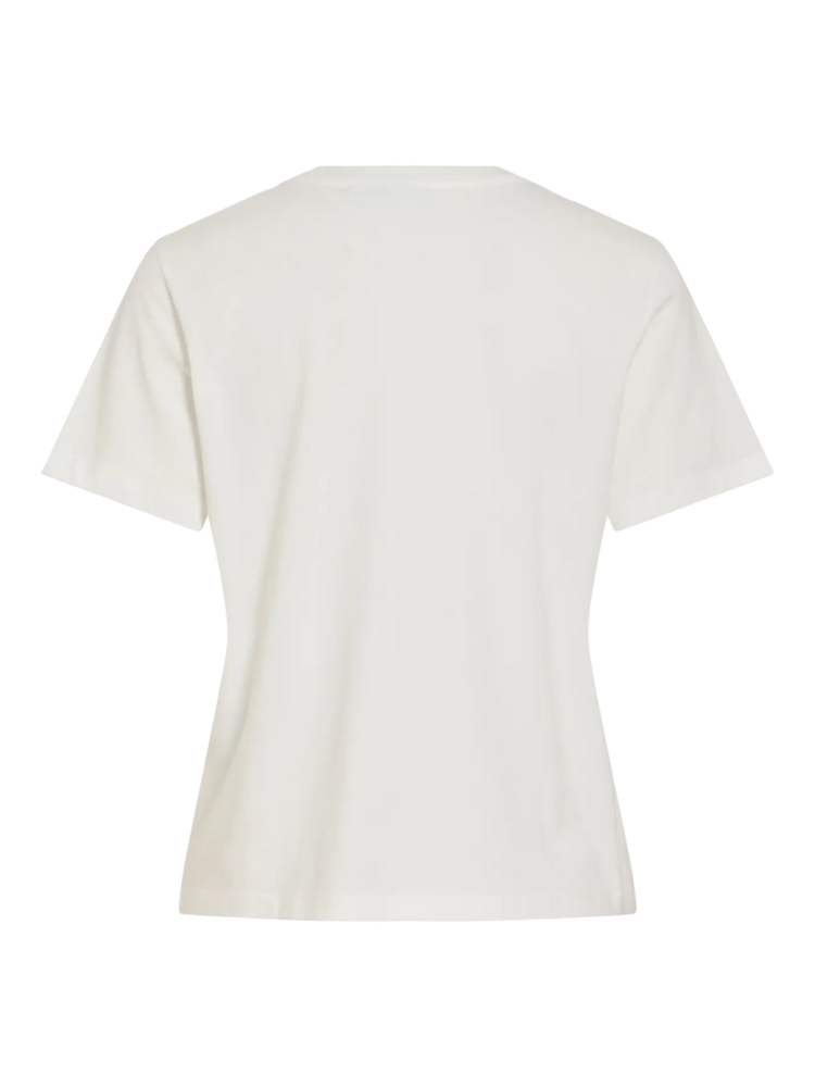 Vila Clothes visybil t-shirt - chocoladekoek