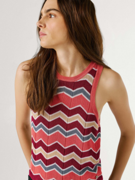 Pepe Jeans kasha knit multicolor top