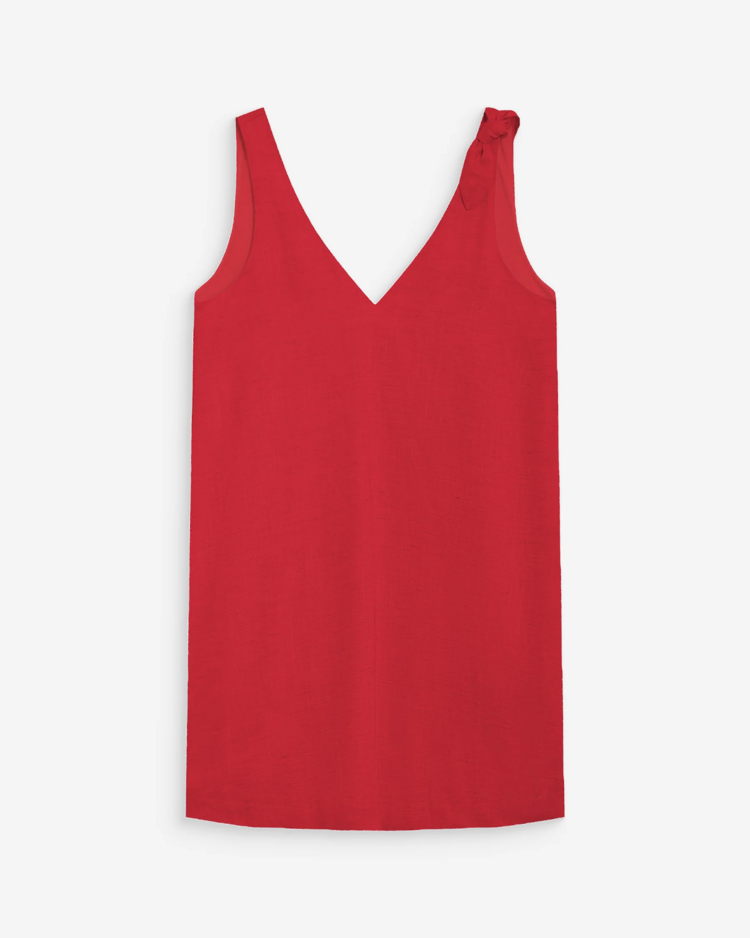 Grace & Mila wynette a-line dress - rood