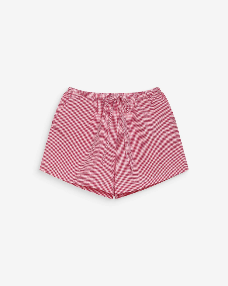 Grace & Mila carreaux short - rouge