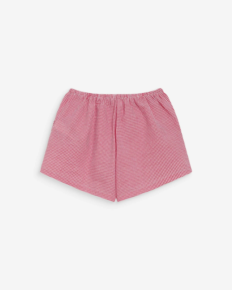 Grace & Mila carreaux short - rouge