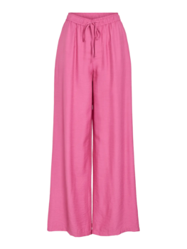 Vila Clothes viwinnie wide satin pants - pink