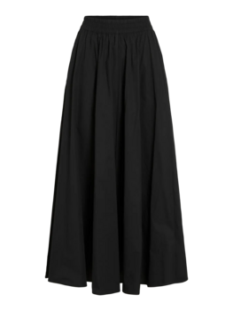 Vila Clothes vivalencia midi skirt - black