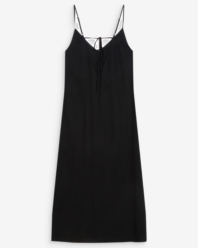 Grace & Mila Wendra thin strap midi dress - noir