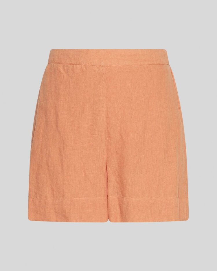 Moss Copenhagen pearlina linnen shorts - orange